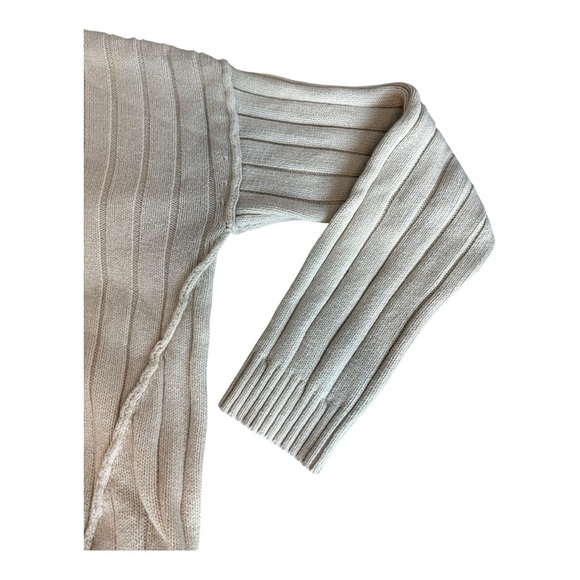 Lucky Brand women’s v neck sweater size medium cream - Picture 6 of 6